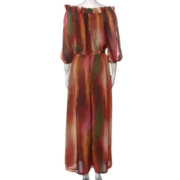 Misa Los Angles Surya Ombre Stripe Wide Leg Jumpsuit Size XS NWT - Picture 6 of 16